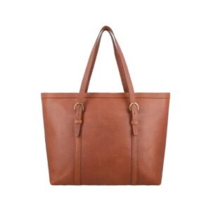 Classic Brown Leather Tote Bag