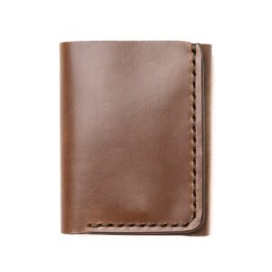 Ezanex Brown Leather Bifold Wallet